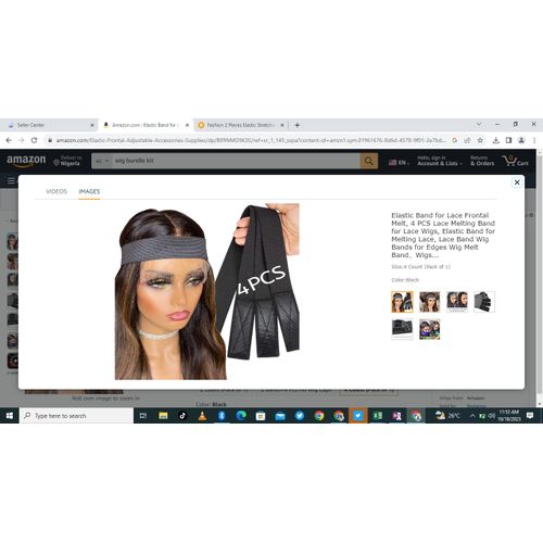 Elastic Band For Lace Frontal Melt, 4 PCS Lace Melting Band Item | Buy Elastic Band For Lace Frontal Melt, 4 PCS Lace Melting Band | SPOP Enterprise Global